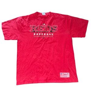 Majestic: Vintage Cincinnati REDS Logo T-Shirt: MLB Apparel: Adult XL: Y2K